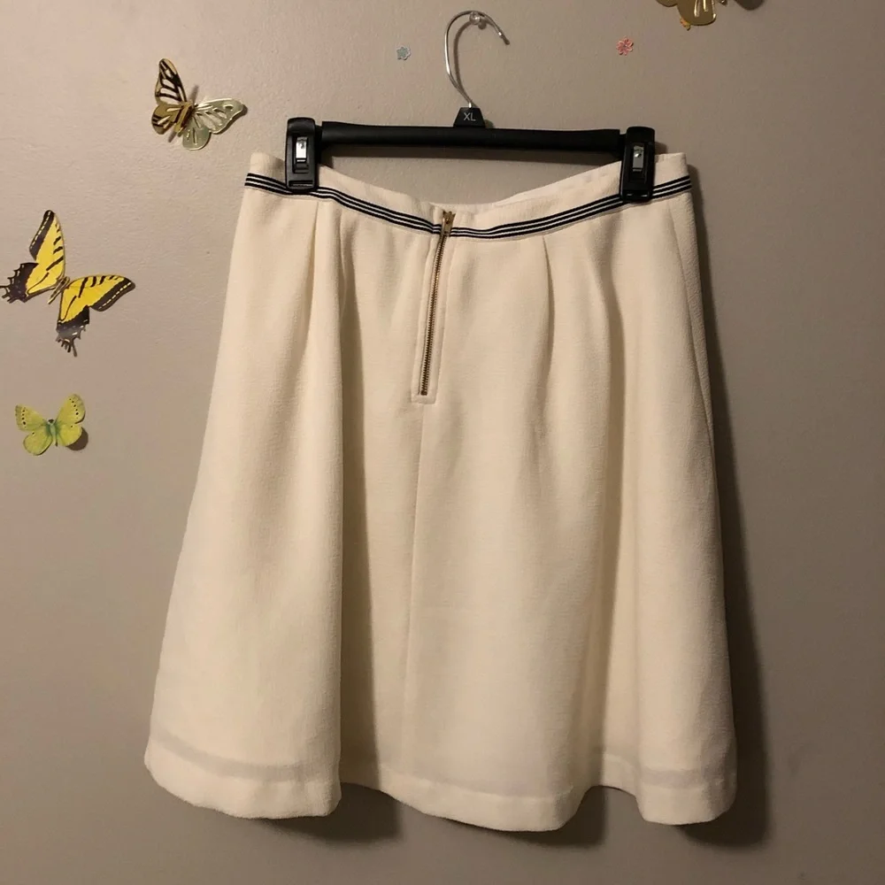 The Limited Crepe Skater Skirt